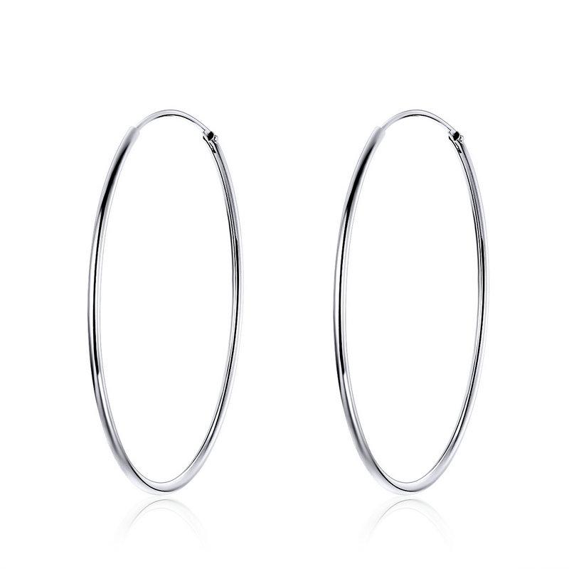 WOSTU HOT SALE 100% 925 Sterling Silver Twist Of Fate Pink Enamel Stud Earrings for Women Fine Jewelry Brincos Gift