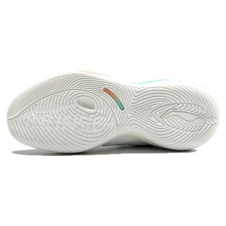 Li Ning Cushioning, Wear Resistant Mid top Basketball Shoes Men's Green ABPS047-4