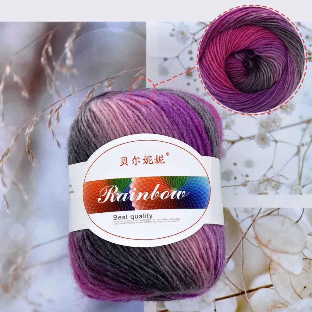 Pachet 6 buc 300g Lână Australiană Premium Lână Merino pentru Tricotat & Croșetat Fir Super Moale cu Grosime Voluminoasă pentru Șaluri Articole de Artizanat din Fibră Naturală