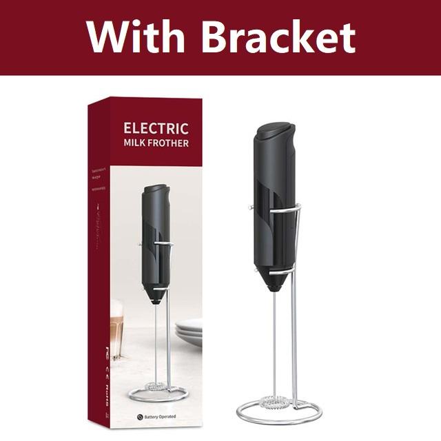Handheld Coffee Mixer Household Electric Beater Foam Maker Mixer Cream Milk Frother Stirrer Egg Beater With Bracket Kitchen Tool