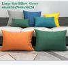 50X50/60X60/60X80CM Grote Sierkussenhoes Eenvoudige Effen Lendenkussenhoes Decor Huis Decoratieve Kussensloop