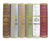 Imitation Book Color Fake Decor of 6 Small Dictionary, Book, Model, Book, (Set Books)