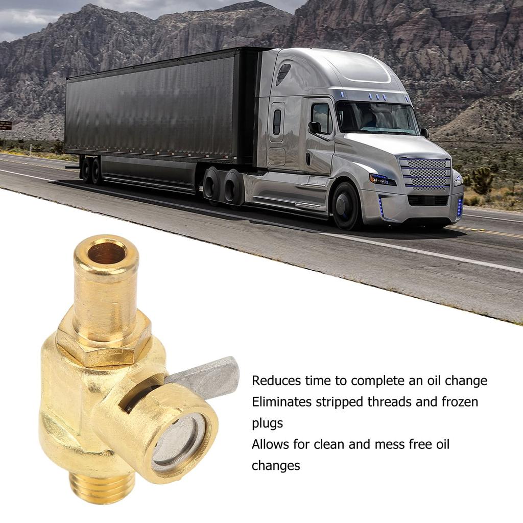 Akozon F109 Oil Pan Drain Valve Metal Quick Engine Oil