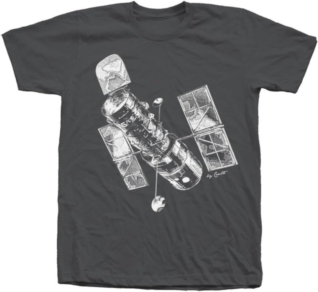 Men s Cotton Hubble Space Telescope Graphic T-Shirt - NASA Inspired Space Tee, Ideal Gift S разноцветный