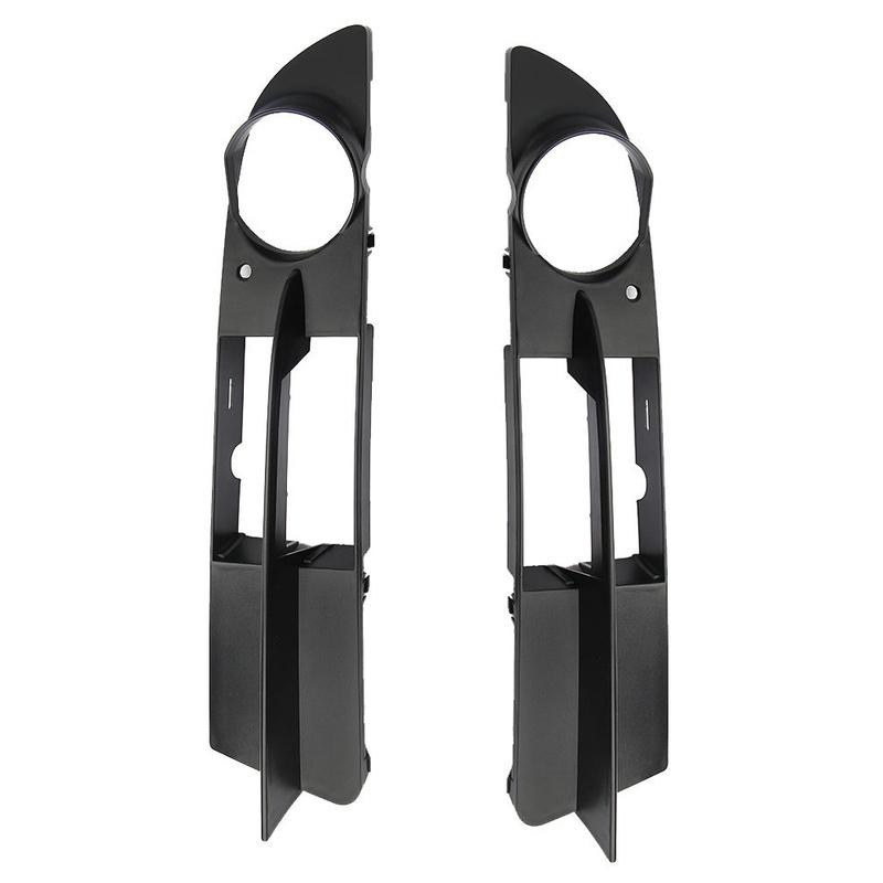 2/1Pcs Car Front Bumper Fog Light Grille Cover Left Right For BMW 5 Series E60 E61 2003-2010 51117049243 51117049244