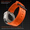 Triple-Layer Armour Silicone Sport Watch Band For Apple Watch 49mm/46mm/45mm/44mm, Adjustable Protective Replacement Wrist Strap