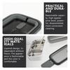 Leak-proof Insulated Food Container Double Layer Food Storage Crisper Portable Lunch Box  Camping