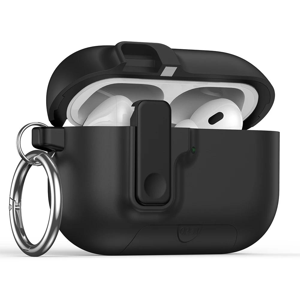 For Airpods Pro 3 Case with Automatic Lock & Cleaning Kit Phone Stand Design Protective Case Cover for Airpods Pro 3