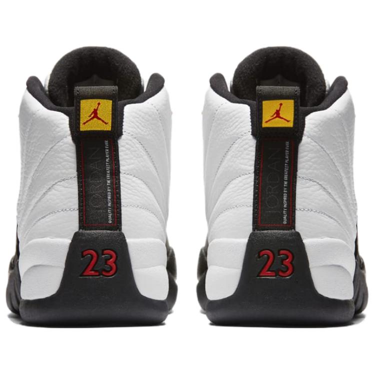 Air Jordan 12 Retro Taxi 2025 Men Sneakers White Black CT8013-117