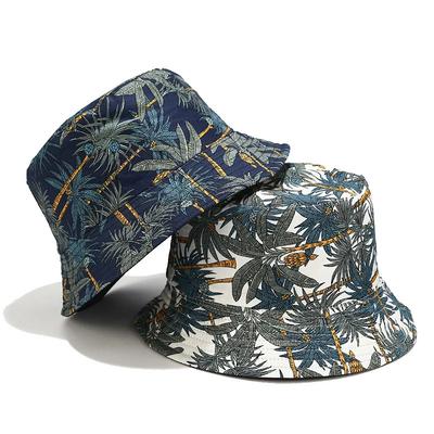 FrühlingSommer Bananenmuster Eimerhut Unisex Wendbar Fischerhut Herren Sonnenschutzhut Damen Freizeit Sandstrand Basin Cap
