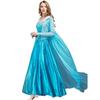 Elsa Fairytale Princess Adult Cosplay Costume: European & American Halloween Dress