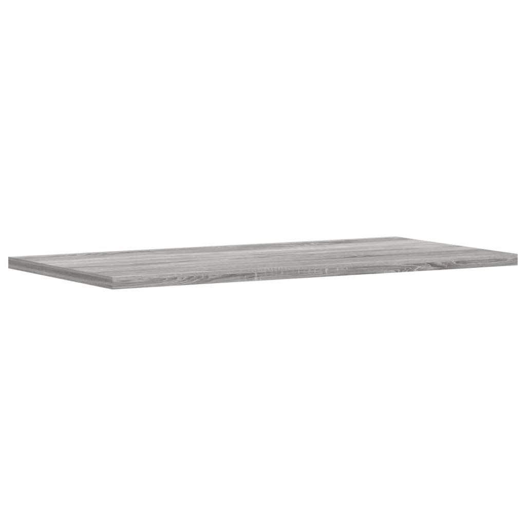 Wall Shelves 4 pcs Grey Sonoma 60 x 20 x 1.5 cm engineered wood