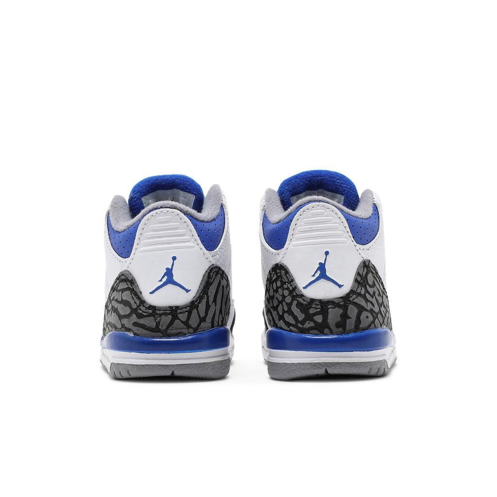 Air Jordan 3 Retro Toddler 'Racer Blue' (Unisex) White / Black / Cement Grey / Racer Blue Toddler Shoes 832033 145