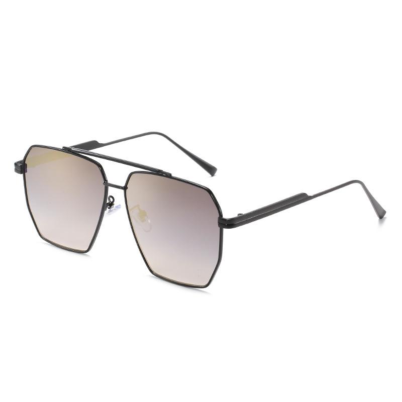 Double beam sunglasses, new hot multi-deformation glasses, fashionable reflective sunglasses for women