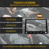 Dasbecan 8" Touch Screen with 2 knobs Compatible with 19-21 Mitsubishi Outlander Sport Mitsubishi ASX Replaces 8740A040 8740A130 8740A076 Glass