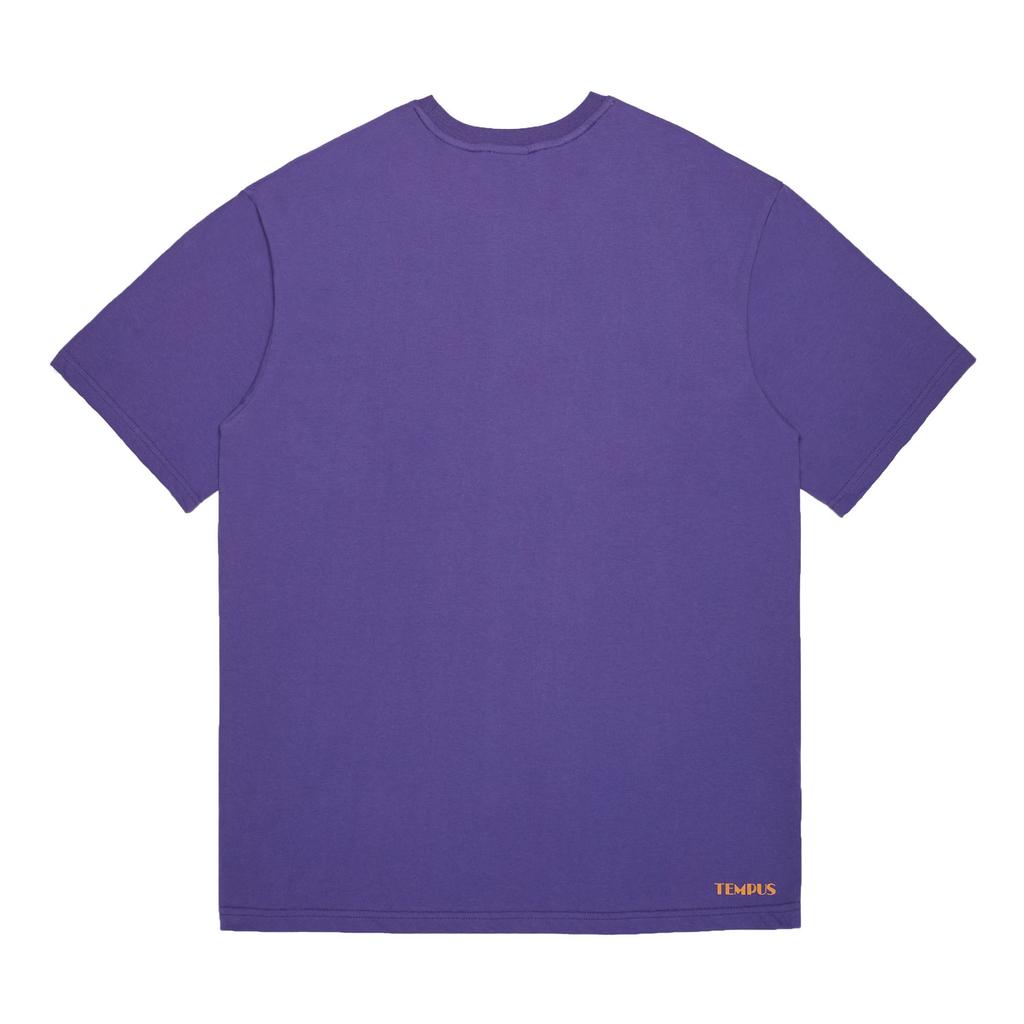 TEMPUS STUDIO Space Bear Big Logo T-Shirts [Purple]