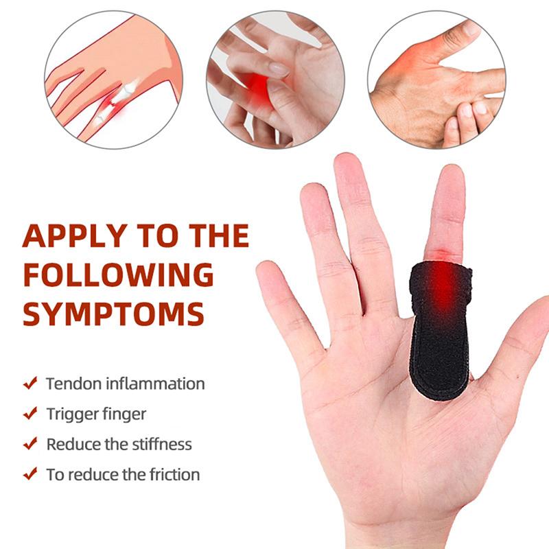 1Pc Pain Relief Trigger Finger Fixing Splint Straighten Brace Adjustable Sprain Dislocation Fracture Finger Splint Corrector Support