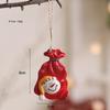 Christmas Tree Pendants Ornaments Resin Santa Snowman Xmas Tree Hanging Christmas Decorantions New Year 2024 Gift Home Decor