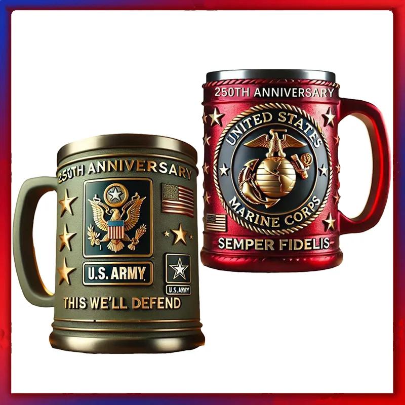 Newest Coffee Cup 304 Stainless Steel Modern Technology Cool Mug Interesting Beer Tea Coffee Mug Men Beer Cup Halloween Gifts