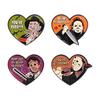 Colorful Cartoon Character Brooch Crafted From Durable Alloy Perfect For Winter Fashion 2024