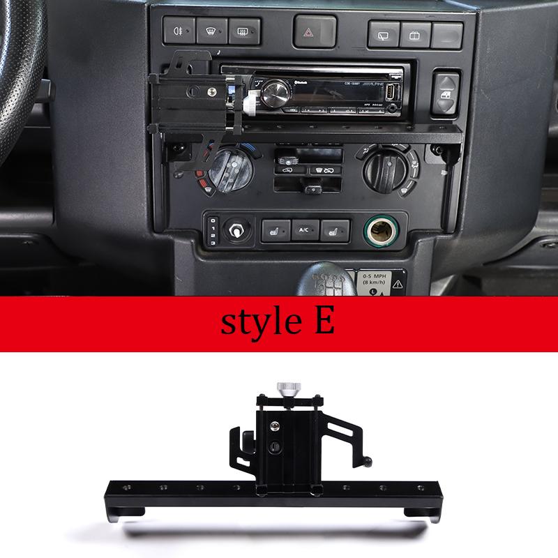 Für 2004-2018 Land Rover Defender Mittelkonsole Aluminiumlegierung Handyhalter Navigationshalterung Zubehör