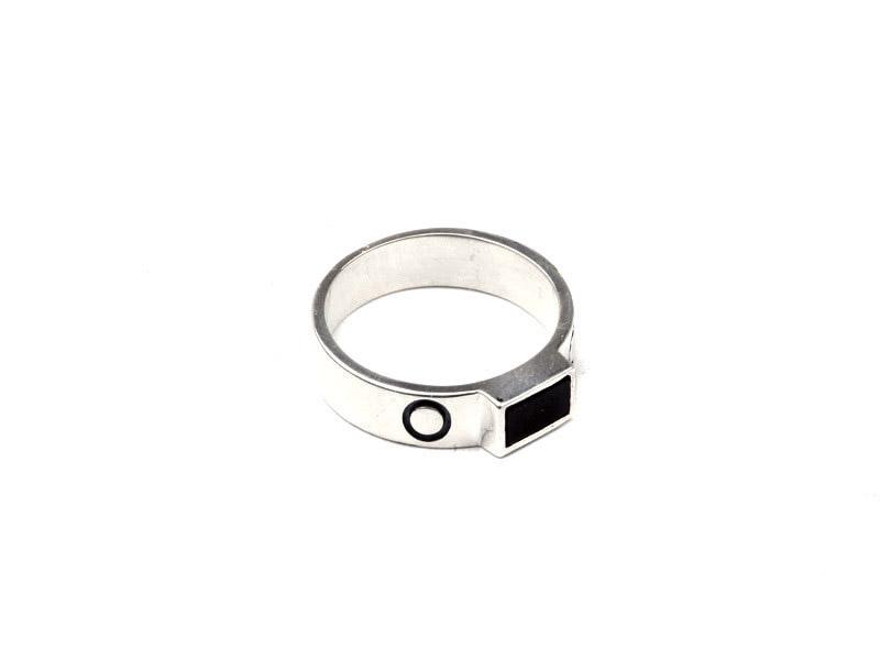 Bebello [Bs-322] 925 Silver Onyx Ring