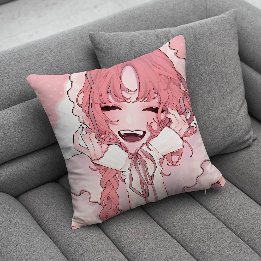 FFall in Love False OOtagi katsura Pillow Case For Home Bedroom Car Office Decoration Living Room Sofa Cushion Cover Suitable