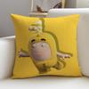 Fun CCartoon OddbodsS Cushion Cover Breathable and skinfriendly linen pillowcase square removable and washable cushion