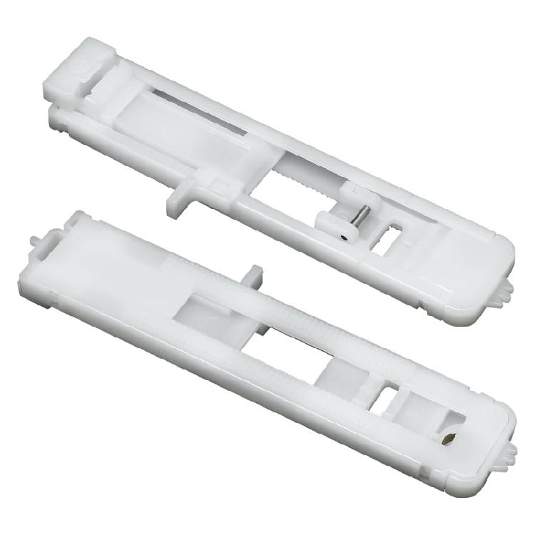 Multifunctional 4423 Buttonhole Foot Suitable for Household Sewing Machines Effortless Operation White Plastic Design