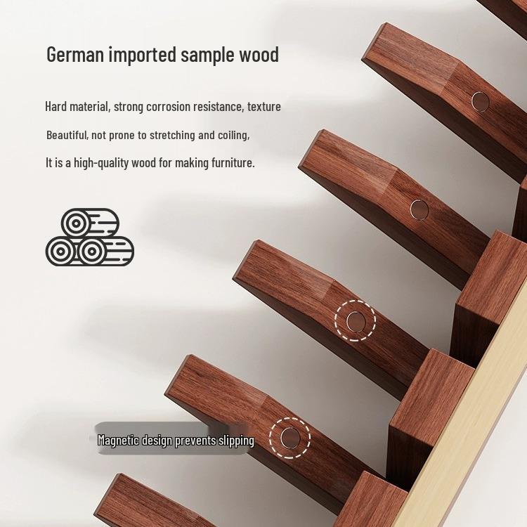 Solid Wood No-Drill Coat Hook & Wall Art for Entryway