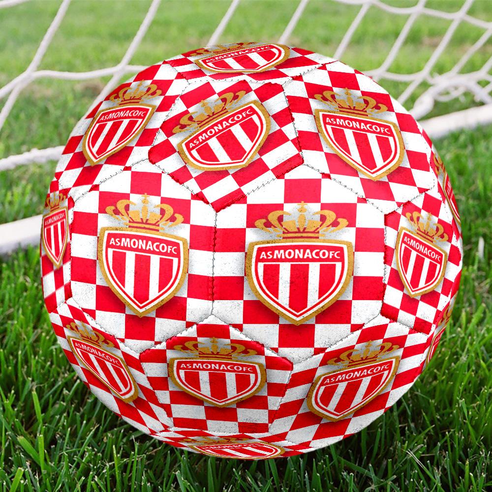 Monaco Football club Printed Size 5 Soccer Balls, High-Quality, Anti-Slip, Protective Football, A Unique Gift , Birthdays, Christmas Gifts