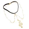 European and American Bohemian Elastic Snake Long Leg Body Chain for Women