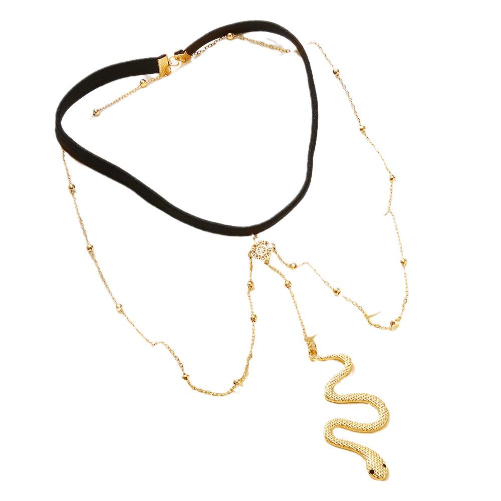 European and American Bohemian Elastic Snake Long Leg Body Chain for Women