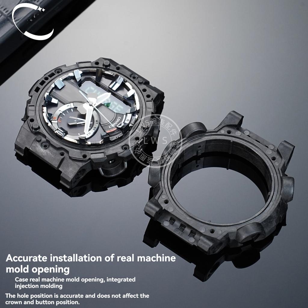 For Casio G-SHOCK GST-B200 GST B200 Watch Inner Case Modification and Upgrading Accessories Replacing Case Shell Bezel Black
