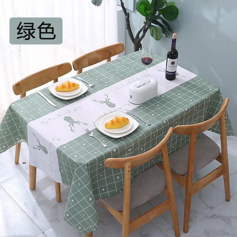 PEVA Table Cloth Waterproof Rectangular & Square Garden Table Cover Stain Tablecloth Oilcloth Mantel Mesa Impermeable Tapete