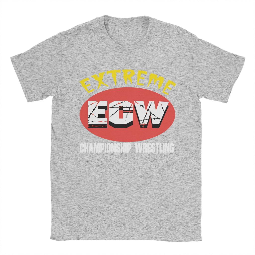 Ecw Hardcore Wrestling Cotton T Shirt For Couple Summer Vintage T Shirts O Neck Fashion Tee Shirt Oversized Pattern Clothes