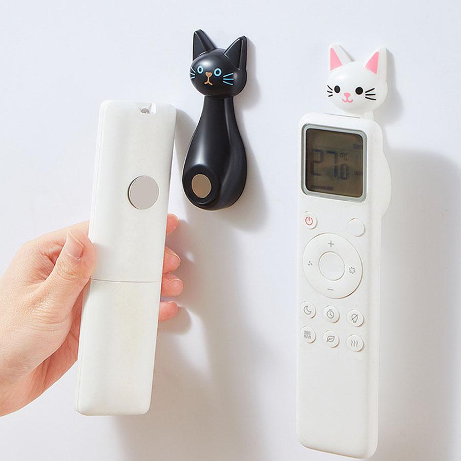 Creative Magnetic Hook for Remote Control, Strong Adhesive & Non-Trace, No Drilling Storage Hook, Suitable for TV/Air Conditione