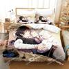 Casa Vivendo Luxo DRAMAtical Murder Conjunto de Cama Desenho Animado Anime conjunto de três peças Adulto Criança Quarto Capas de Edredão Conjuntos Estampa 3D Anime