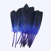 10Pcs Gray Knife Plume Feather Colored Feather Goose Feather Diy Jewelry Handicraft Feather Pen Decorative Material About 22-28Cm Long