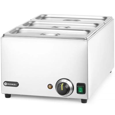 Bain-marie Food Warmer 3x GN 13 100 Mm with Lids 1000 W