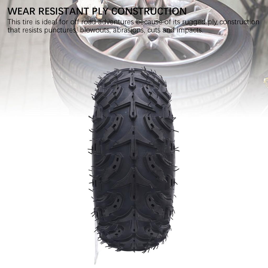 14x5.00 6 Tubeless Tire with Hub Explosion Proof 6 Inches Vacuum Tubeless Tyre for ATV UTV Quad Off Road Go Kart Golf