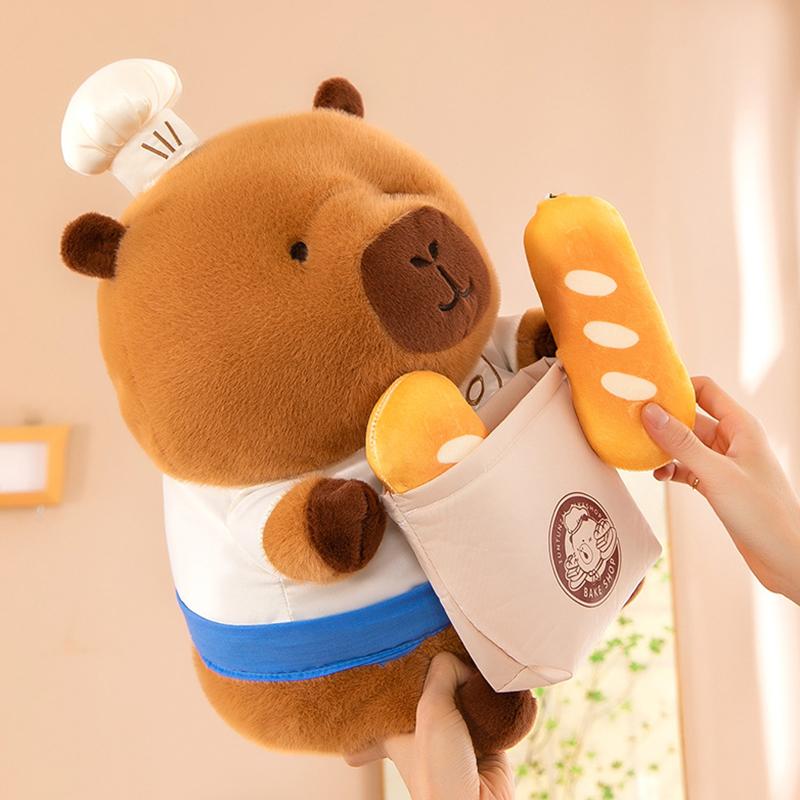 

30Cm Baked Capybara Plush Simulation Capibara Anime Fluffty Toy Cute Doll Stuffed Animals Soft Doll Plush Christmas Gift 30cm