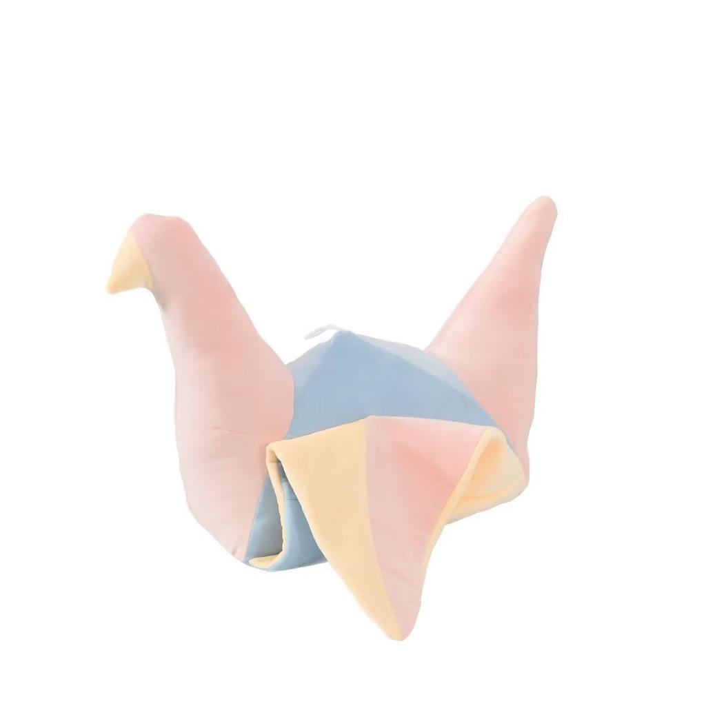 Cartoon Creative Paper Crane Doll Plush Toy Doll Pillow Bird Doll Ornament Photo Props