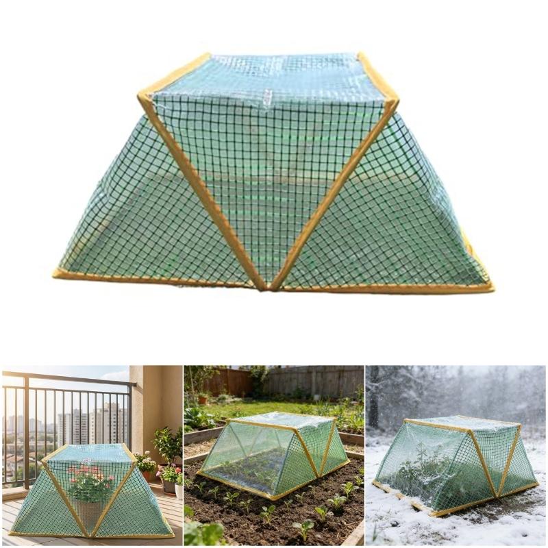 Portable Gardening Shelter Raised Garden Bed Frosts Covers for Healths Plant Growth and Germination