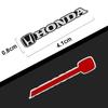 Car Audio Decorate 3D Aluminum Badge Emblem Stickers K  For Honda Civic Accord City Fit Mugen Vezel CR-V Pilot HR-V Envix Odyssey