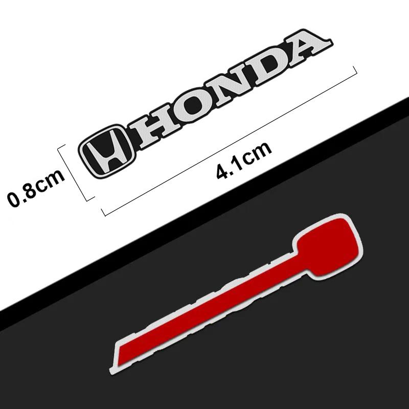 Car Audio Decorate 3D Aluminum Badge Emblem Stickers K For Honda Civic Accord City Fit Mugen Vezel CR-V Pilot HR-V Envix Odyssey