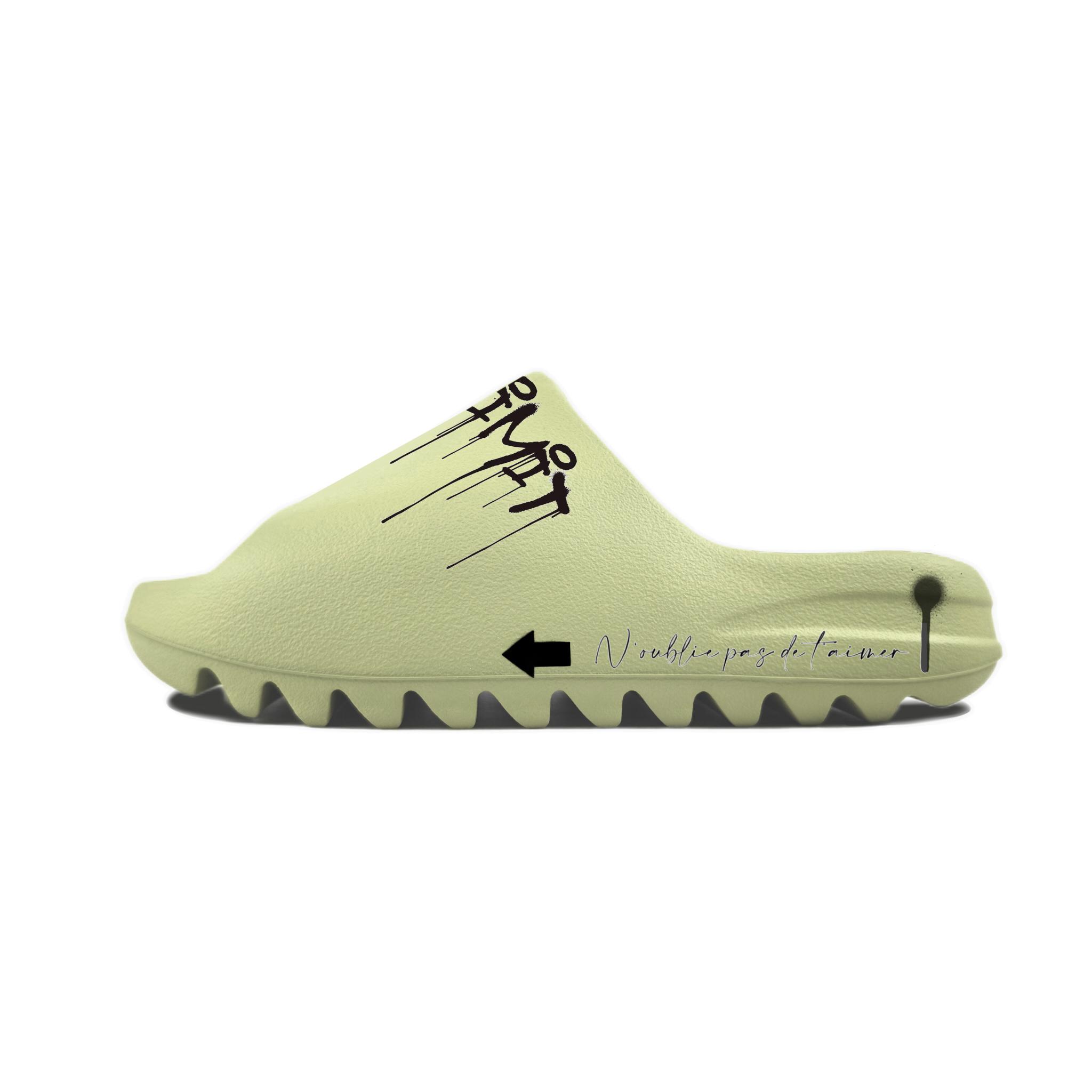 

Adidas Originals Yeezy Slide EVA Slip Resistant Slide Slippers Unisex Green FZ5904(Team352-) 42