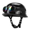 Motorcycle Helmet Fashion Capacete De Moto Retro Casco Moto German Vintage Moto Helmet DOT Certification Half Helmet Men Women