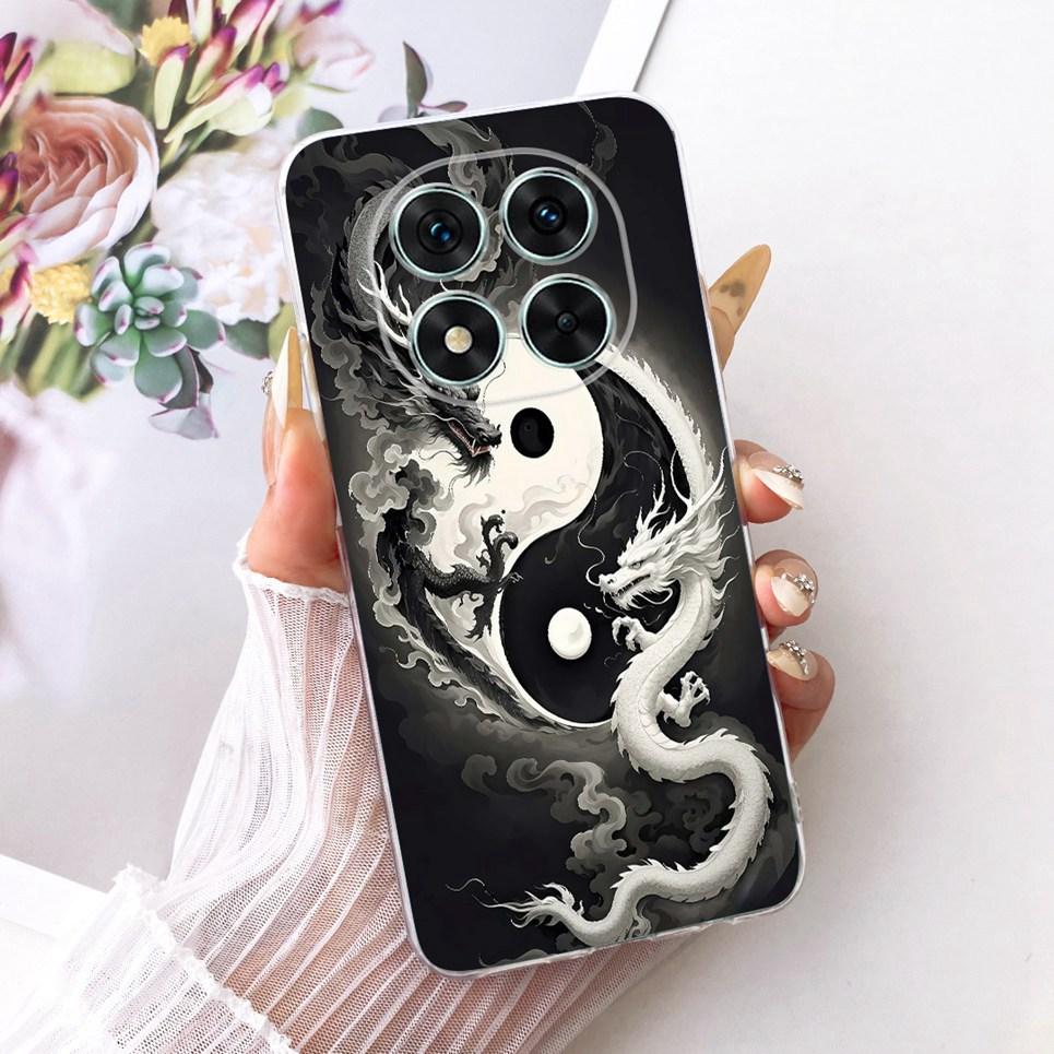 Soft Clear Casing For Xiaomi Redmi Note 14 Pro 4G 5G Note 14s 14 Europe Phone Case Cartoon Cat Dragon Flower Butterfly Cover