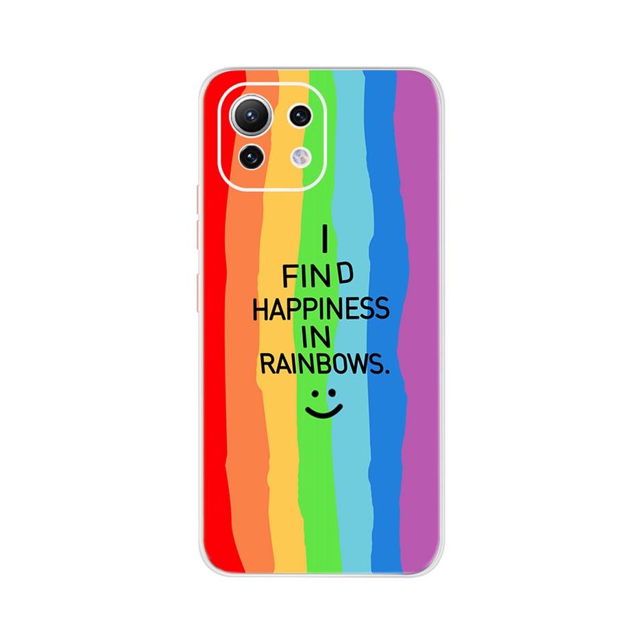 For Xiaomi Mi 11 Lite Case Cute Cartoon Cover For Xiaomi Mi 11 Lite 5G Phone Cases Mi11 Lite 11Lite Soft TPU Fundas Capa 6.55''